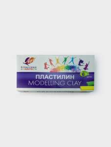 Пластилин детский 6 цв. 120 гр. 1/30